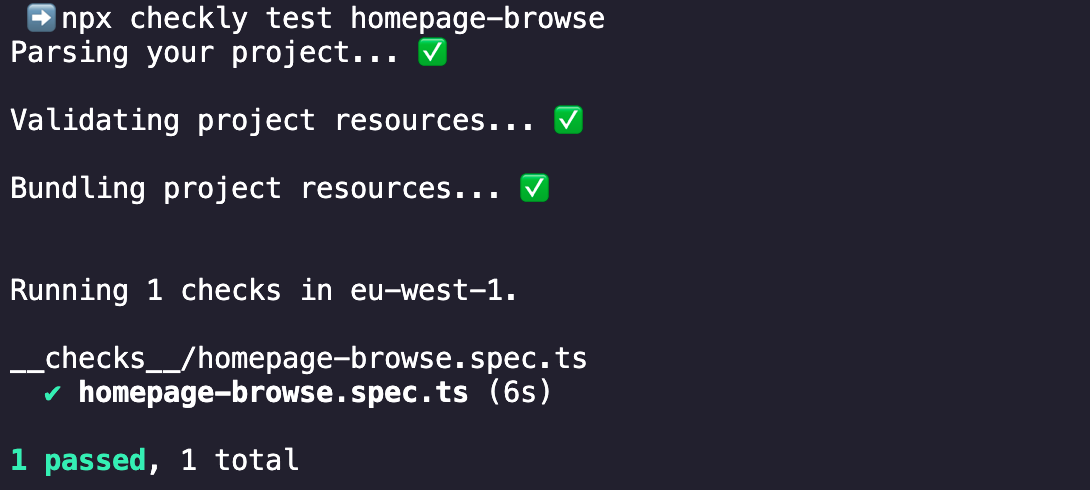 Feedback on the terminal